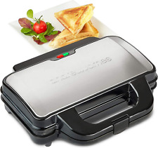 Andrew James Electric Deep Fill Toasted Sandwich Maker Grill, 4 Slice Triangle P