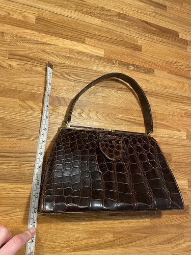 Vintage brown genuine real - brown,