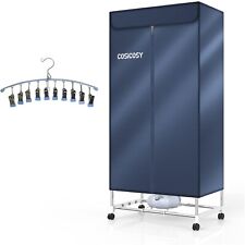 Cosicosy Heated Clothes Airer with Cover, 1400W 2-Tier Electric Clothes Dryer, A