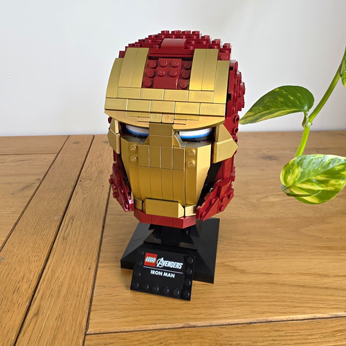 Lego marvel iron - iron, helmet