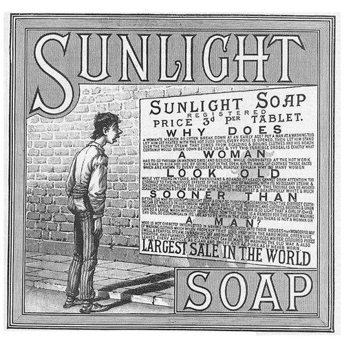Sunlight soap billboard - soap,