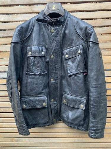 Belstaff antique black leather - belstaff,