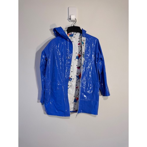 Vintage reversible blue vinyl - blue,