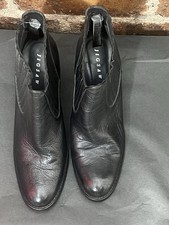 JIGSAW BLACK LEATHER ANKLE