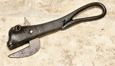 Antique english cast iron bull - english,