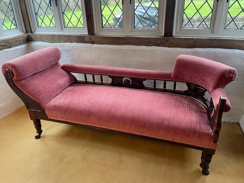 Antique victorian chaise - victorian,