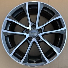 19” GENUINE AUDI A4 S4 V SPOKE ALLOY WHEEL GRAPHITE GREY DIAMOND CUT 8W0601025BF