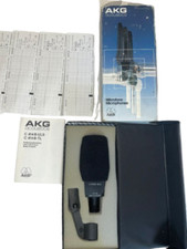 AKG C414 B ULS Large Diaphragm Multipattern Condenser Microphone 1990s - Black