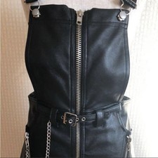 UNIF Salopette Leather Skirt