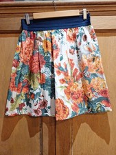 Zara Basic Collection Women's Floral Print Skirt Size Large