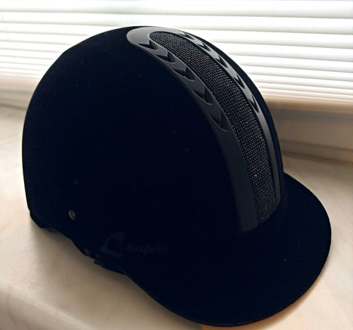 Riding helmet black - helmet,