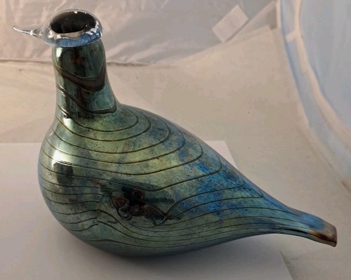 Oiva toikka art glass - art, bird