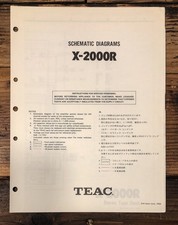 Teac X-2000R Reel to Reel Fold