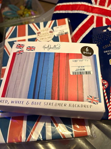 Union jack paper bunting - union,