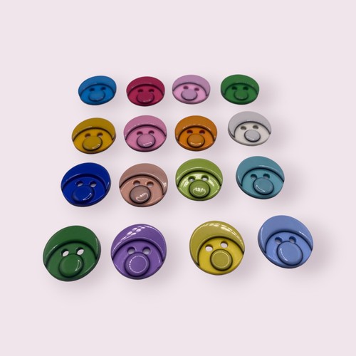 15mm children buttons mixed - children,