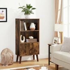 Retro Bookcase Storage Cabinet