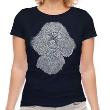POODLE SKETCH LADIES PRINTED