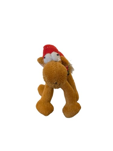 Hump back camel with red - back, hat