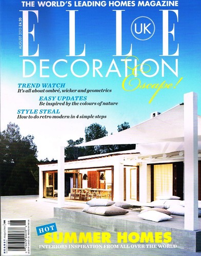 Elle decoration august 2013 - decoration, uk