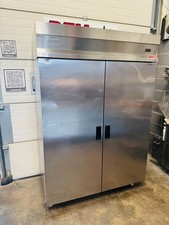 Chef King ~ Double Solid Door Upright Larder Fridge Gastro Chiller Cooler £700+V