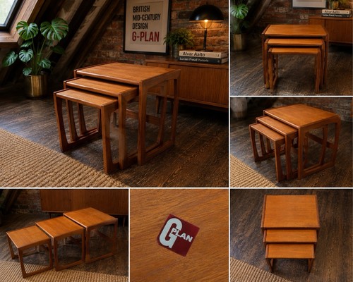 Plan mid century teak nest - teak,