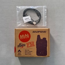 Mini Handheld Baofeng Walkie Talkie Radio with Programming Cable