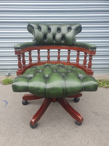 Vintage captains chair desk - captains,