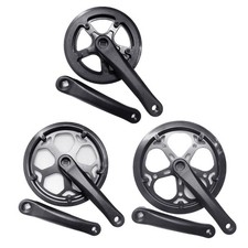 Single Speed Chainwheel Crankset Aluminum Alloy Bicycles Crank Chain Wheel