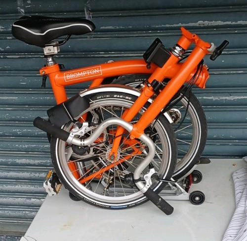 Brompton h3r folding bike - folding,