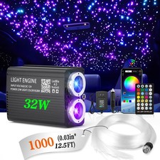 Upgrade 32W CarOptic Fiber Star Light kit Roof Twinkle Meteor Ceiling Light
