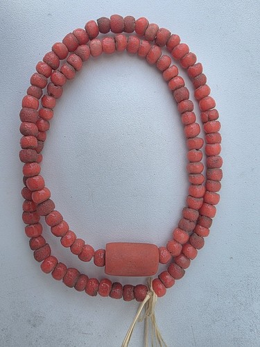 Yoruba mock coral beads - yoruba,