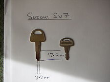 Classic Suzuki motorcycle keys cut to code, free UK post.