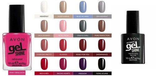 Avon gel shine nail - shine,