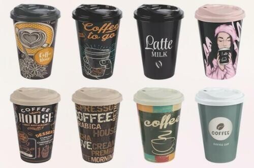 Reusable coffee cups eco - reusable,