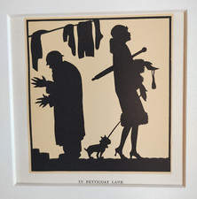 Antique Miniature Silhouette