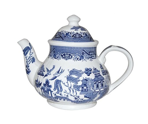 Churchill china blue willow - china,