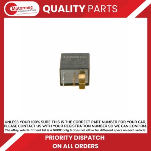 Bosch relay glow plug - bosch, system
