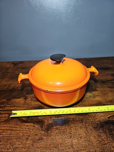Vtg creuset 17 flame - le,