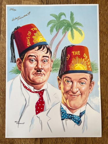 Signed walt howarth print - signed,