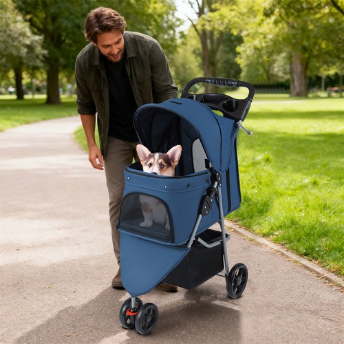 Foldable pet stroller - pet, 3