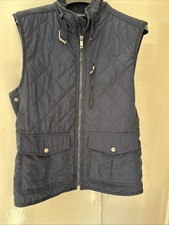 Zara Man Navy Quilted Gilet
