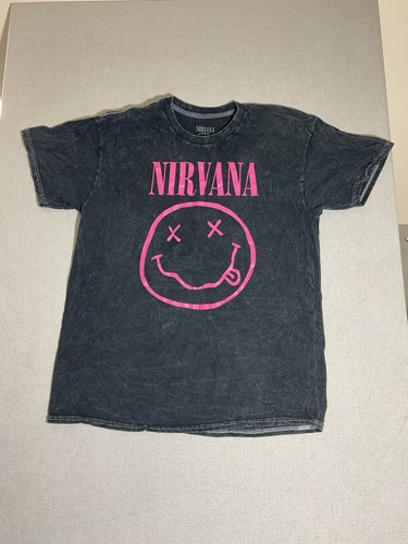 Nirvana men smiley t shirt - men's,
