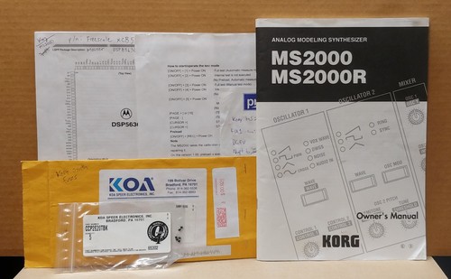 Korg ms2000 manual koa speer - ms2000,