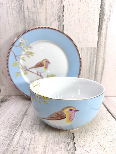 Pip studio bird blue bowl - pip,