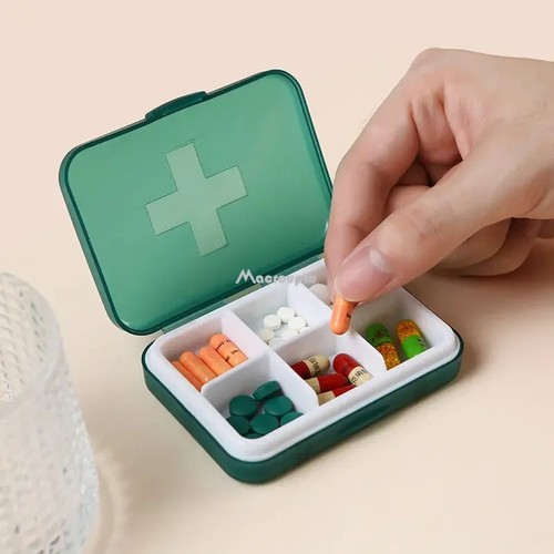 Portable pill box - box, 6