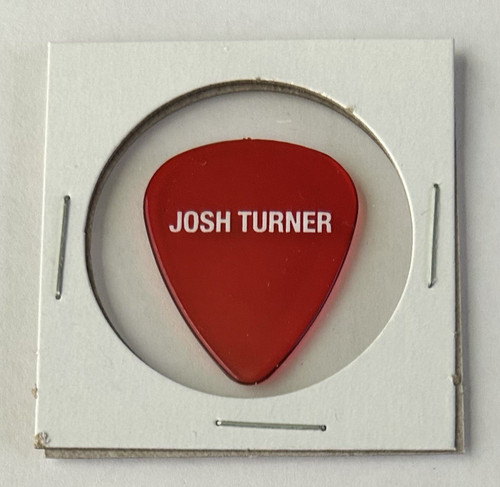 Josh turner tour guitar pick - tour,