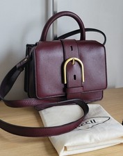 Fossil Merlot Leather Wiley Top Handle / Crossbody / Shoulder Bag