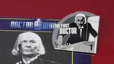 Danbury Mint Doctor Who Enamel Pin Badge The First Doctor 1st Doctor