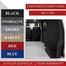 Universal Camper Van Lining Carpet 4 Way Stretch for Caravan Van 8m X 2M