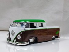 Jada Toys 1/24 1963 Volkswagen Bus Pickup Type 2 VW Custom Die Cast Vehicle